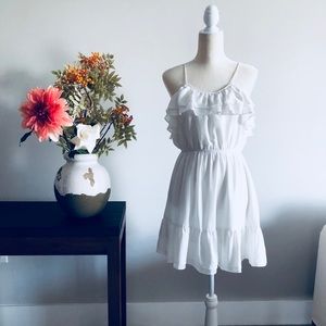 NWOT White AQUA summer dress, size S